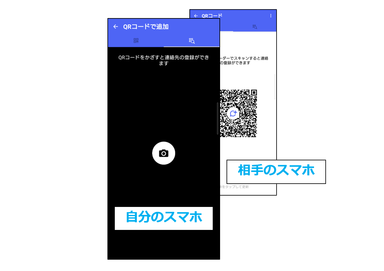 AndroidQRコード読み取り画面